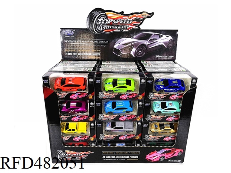 1:64 EUROPEAN AND AMERICAN CLASSIC ALLOY CAR 48PCS
