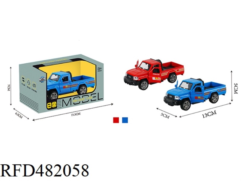 ALLOY PULL BACK PICKUP TRUCK