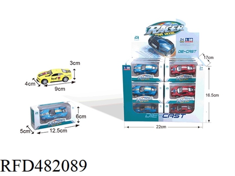 ALLOY PULL BACK RACING (24PCS)