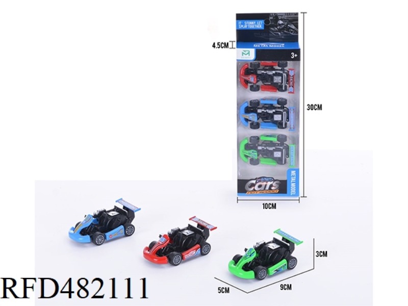 PULL BACK ALLOY KART
