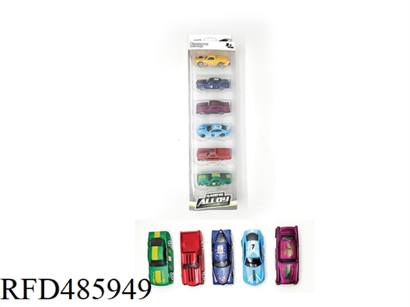 6 ALLOY SLIDING CLASSIC CARS
