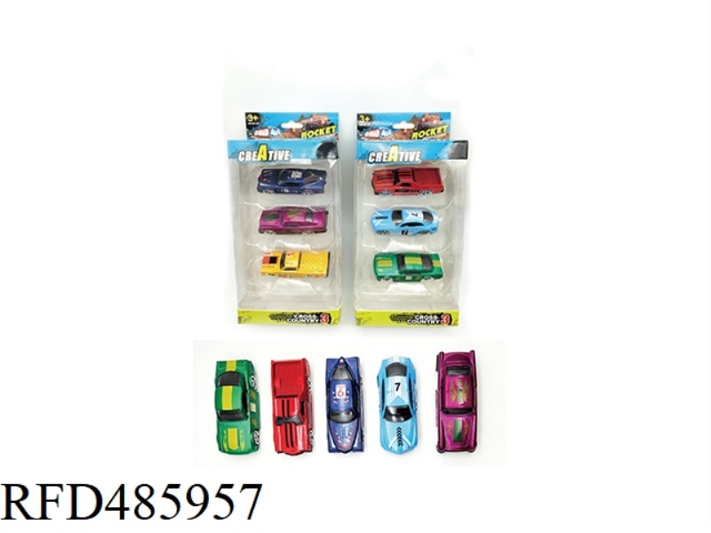 6 ALLOY SLIDING CLASSIC CARS