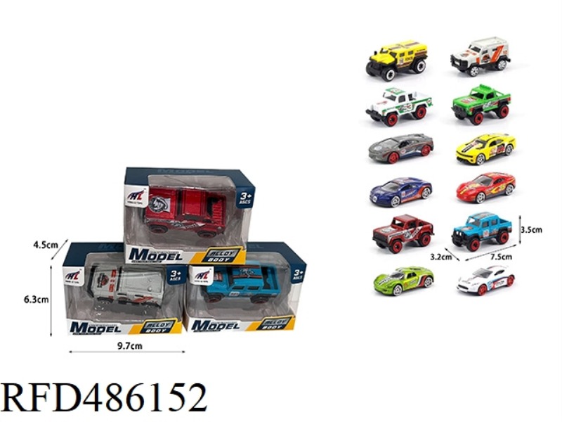 1:64 SINGLE SLIDE ALLOY RACER