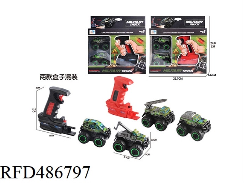 EJECTION ALLOY OFF-ROAD MILITARY VEHICLE (SET)