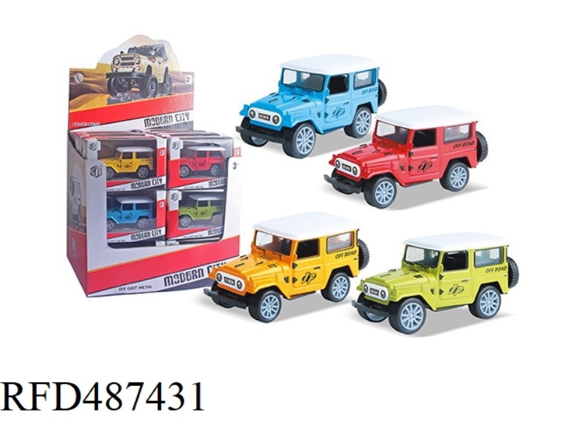 ALLOY BOILEIGH JEEP 24PCS