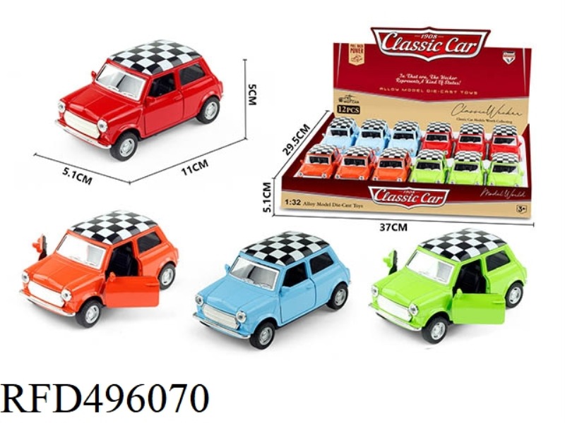 1:32 ALLOY RETURN FORCE SIMULATION MASTER CAR FAN ER 12PCS
