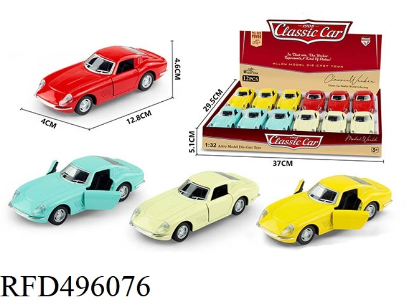 1:32 ALLOY RETURN FORCE SIMULATION FERRARI 12PCS