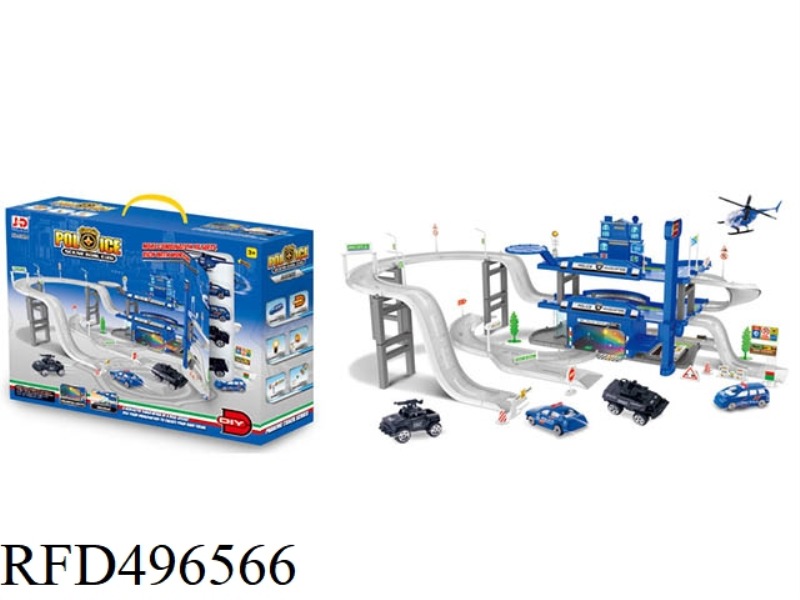 POLICE ALLOY PARKING LOT (5 CARS)