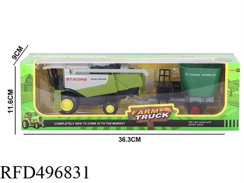WHEAT HARVESTER + WHEAT BUCKET