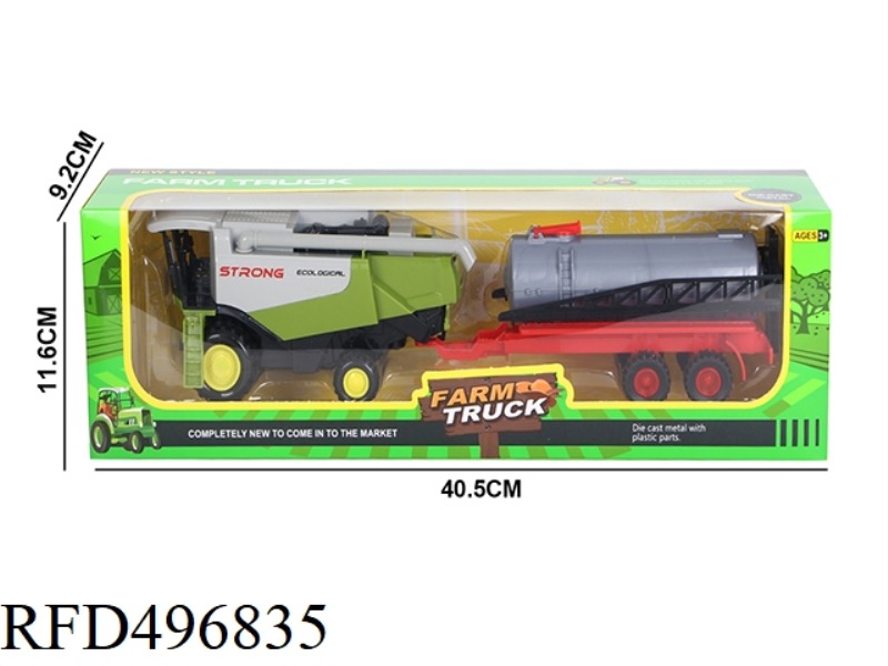 WHEAT HARVESTER + WATER SPRINKLER