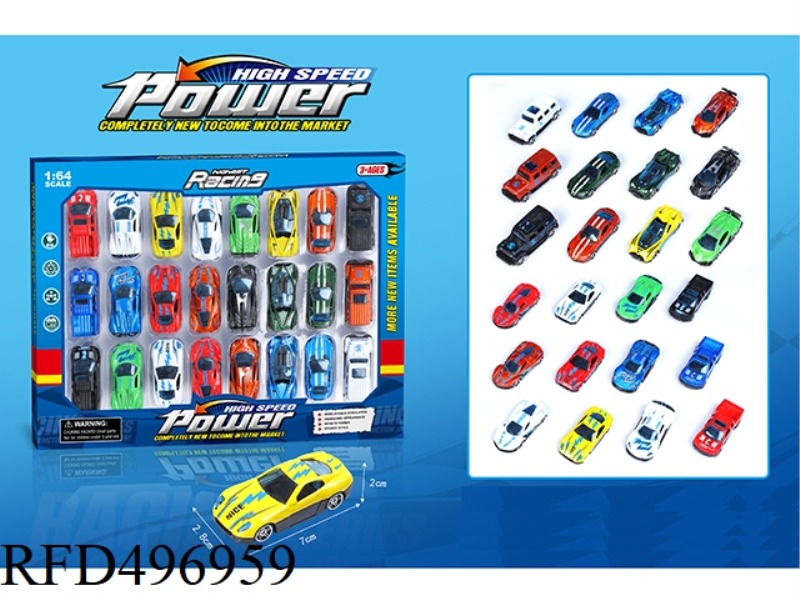 24 ALLOY CARS