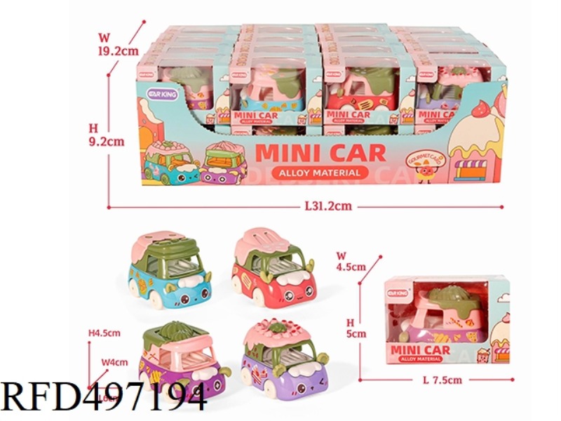 1097 DESSERT SERIES Q CUTE SMALL ALLOY 32
