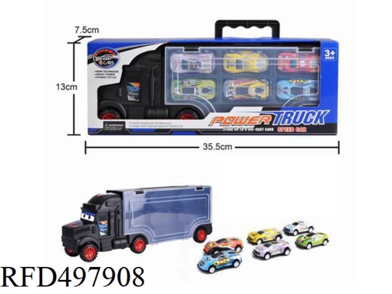 CARRY-ON CONTAINER TRUCK 6 LIGHT ALLOY TRUCK