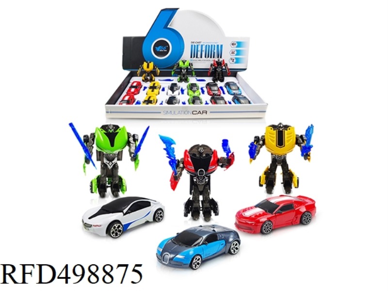 1:48 ALLOY DEFORMATION CAR (12 PIECES/BOX)