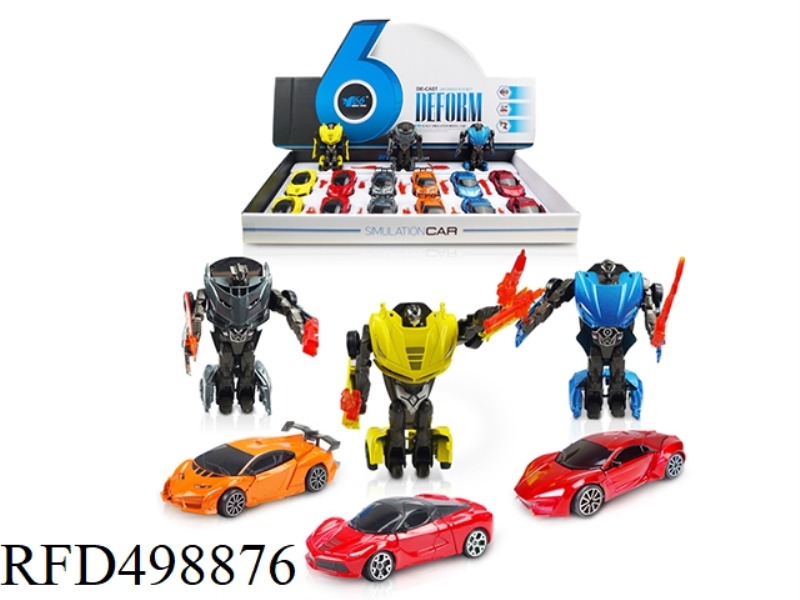 1:48 ALLOY DEFORMATION CAR (12 PIECES/BOX)