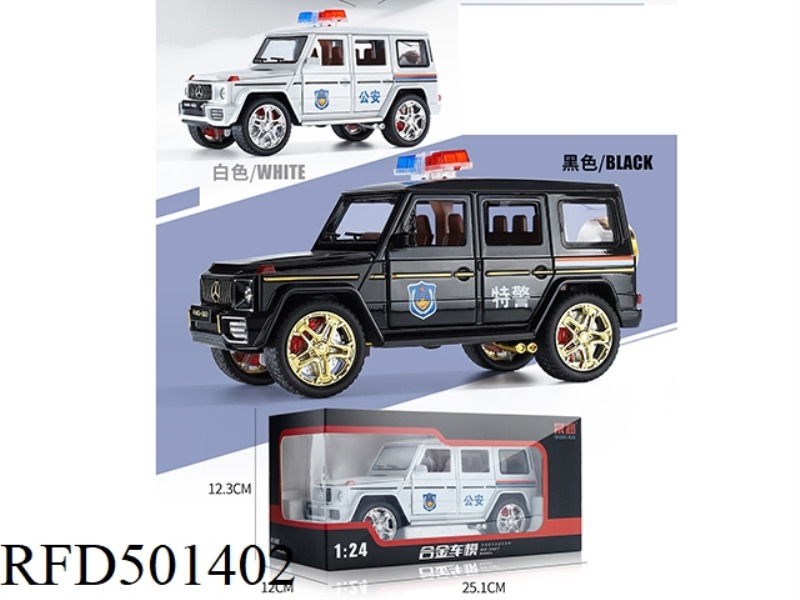 1:24 MERCEDES G63 RUSSIAN POLICE CAR JAI ALAI