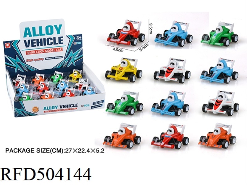 KART REBOUND ALLOY CAR (12PCS)