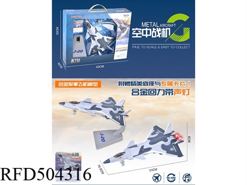 ALLOY J20 FIGHTER JET