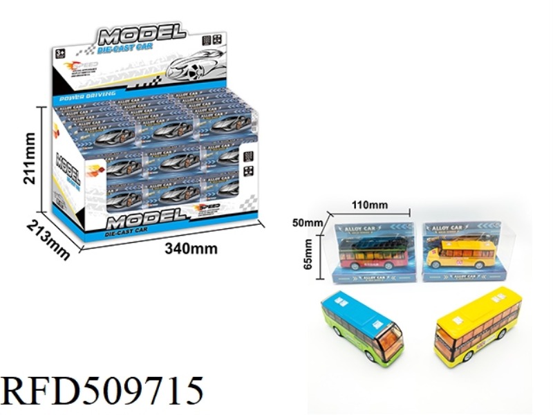 4 TYPES OF BOILING-ALLOY BUS 36PCS