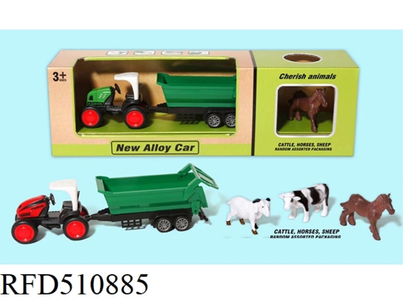 SLIDING ALLOY TRUCK TOWING DUMP BUCKET