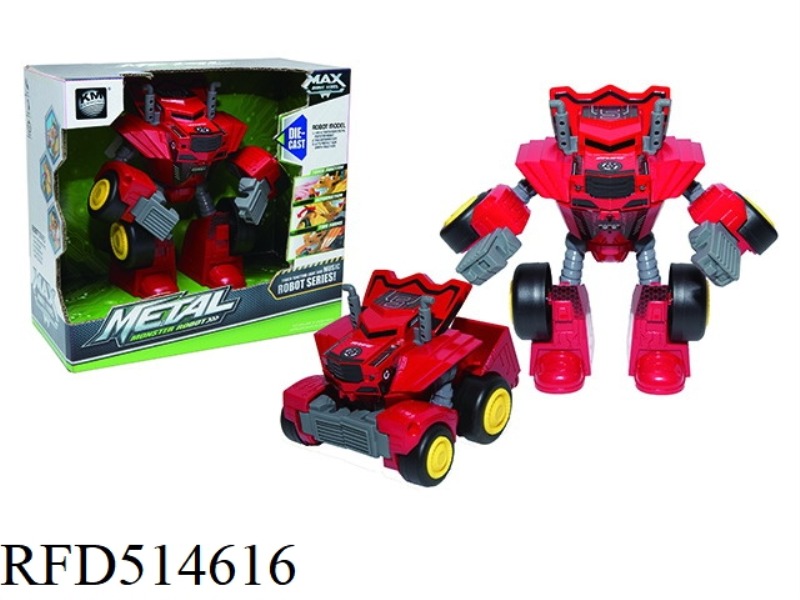 ALLOY ROBOT (RED CAR)