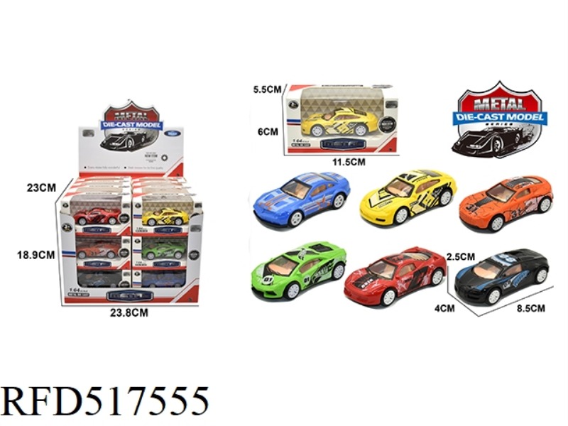 ALLOY JAI AI RACER 24PCS