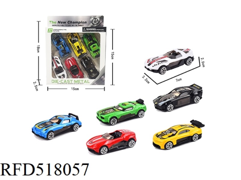 6 SLIDE ALLOY RACERS