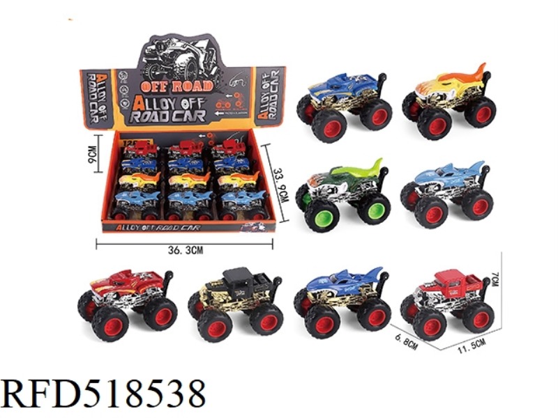 12 LOADED ALLOY MUSCLE INERTIA STUNT BIGFOOT