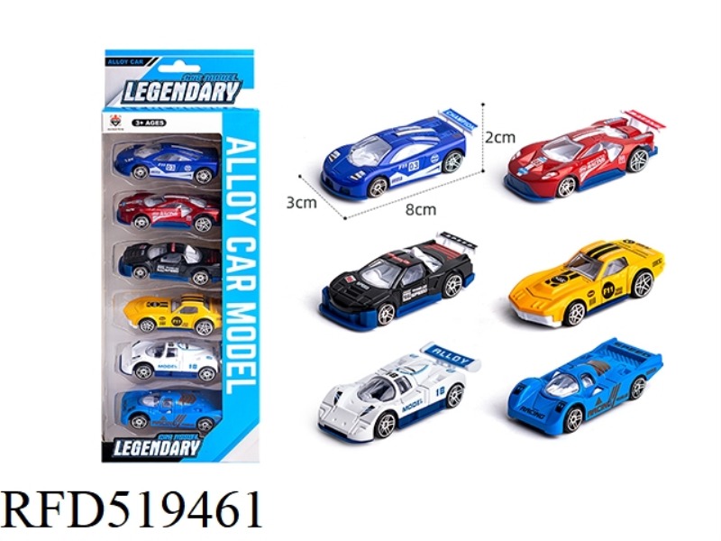 GRAND RACER 6PCS PACK (ALLOY GLIDE)