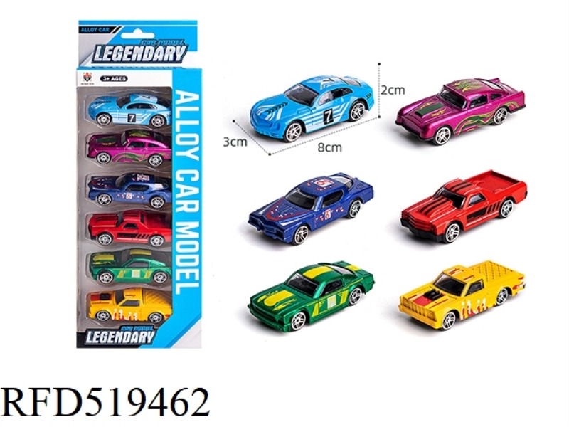 GRAND RACER 6PCS PACK (ALLOY GLIDE)