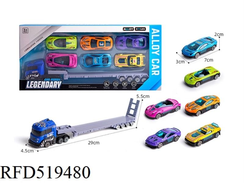 DRAGHEAD + RACER (6 PIECES OF ALLOY GLIDE)