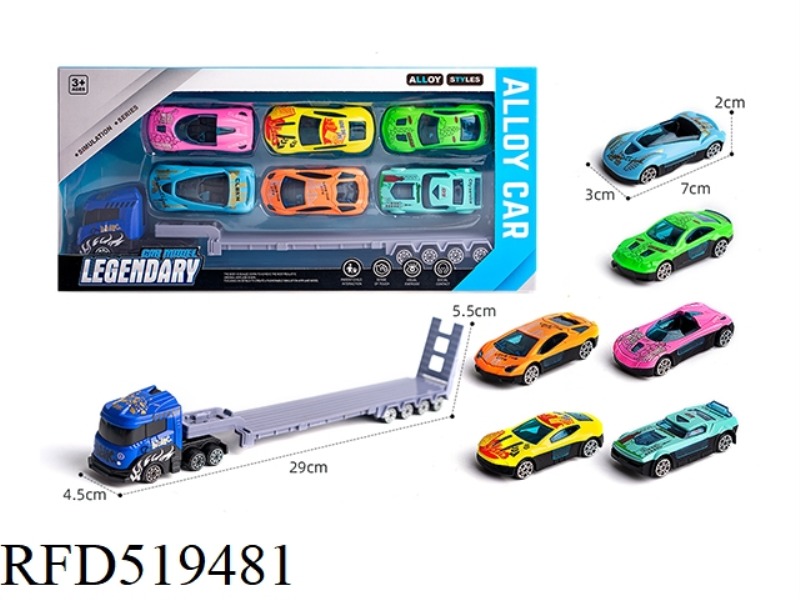 DRAGHEAD + RACER (6 PIECES OF ALLOY GLIDE)