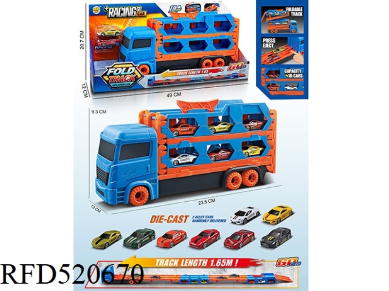 CONTAINER EJECTOR WITH 2 ALLOY CAR