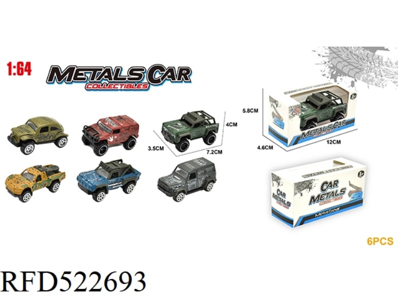 ALLOY SLIDING DINOSAUR CAR