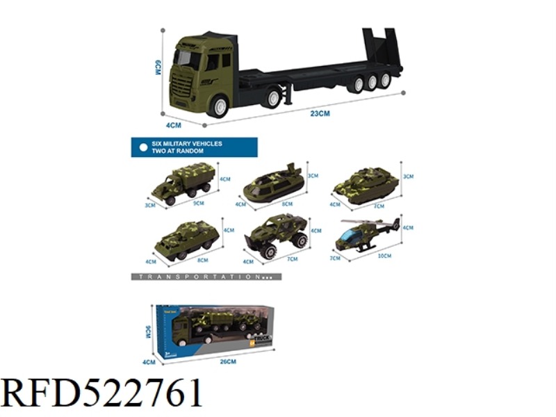 ALLOY TRACTOR TRACTOR +2 ALLOY MILITARY VEHICLES