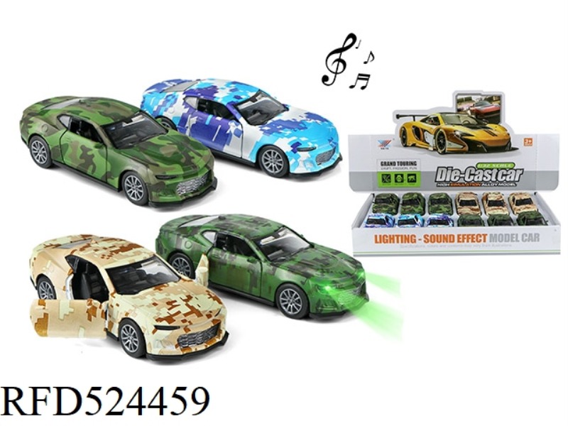 1:32 ALLOY CAR BUMBLEBEE DOOR COMEBACK LIGHT MUSIC (12PCS PACK)
