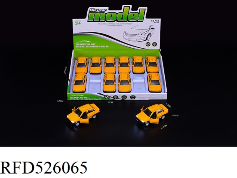 1:32 ROUNDABOUT CAR TWO DOOR IRAQI TAXI 12