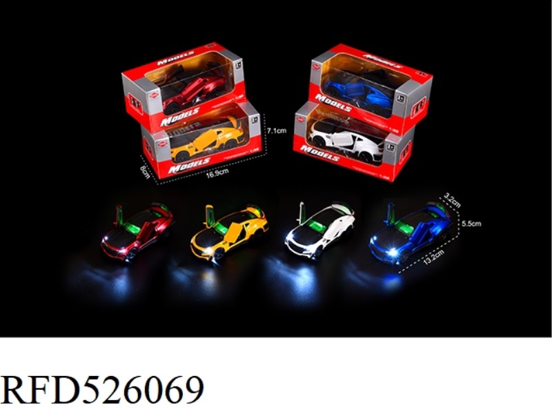 1:32 HORNET BOOMERANG ALLOY CAR WITH LAMP I THREE-DOOR C SINGLE LOAD