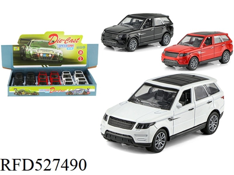 1:36 ALLOY CAR RANGE ROVER JAI AI (12PCS PACK)