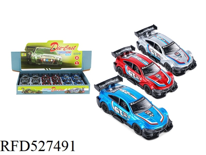 1:36 ALLOY CAR BMW GT SPORTS CAR JAI AI (12 ONLY PACK)