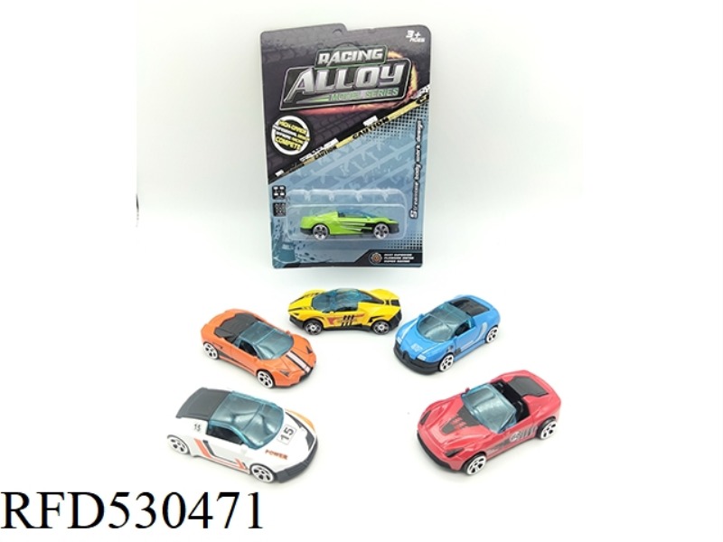ALLOY GLIDE SIMULATION CAR 6 MODELS