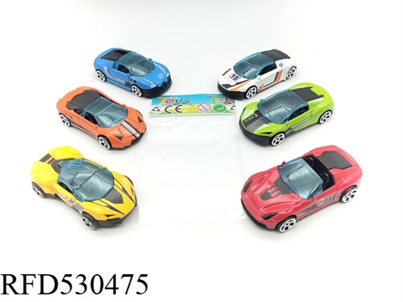ALLOY GLIDE SIMULATION CAR 6 MODELS