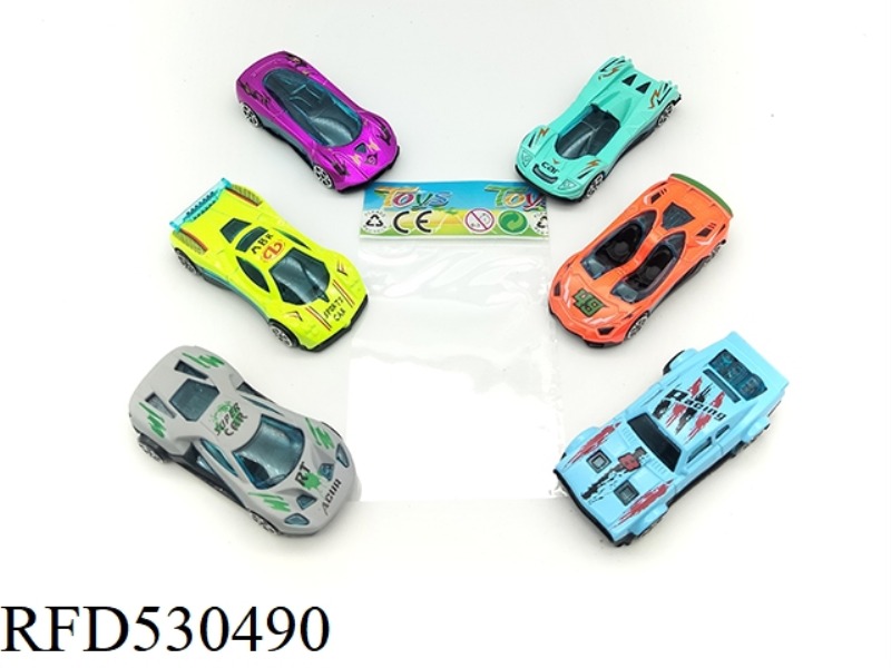 ALLOY GLIDE SIMULATION CAR 6 MODELS