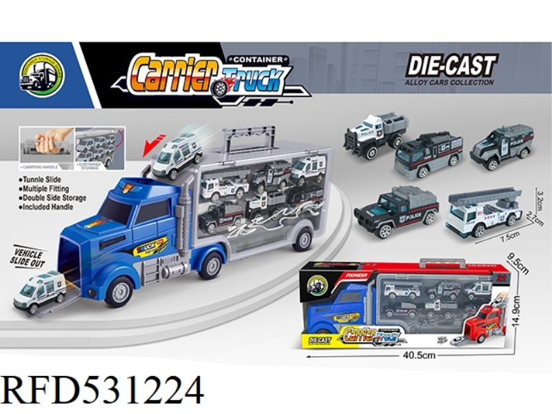EXTRA SPECIAL POLICE ALLOY STORAGE CONTAINER CAR