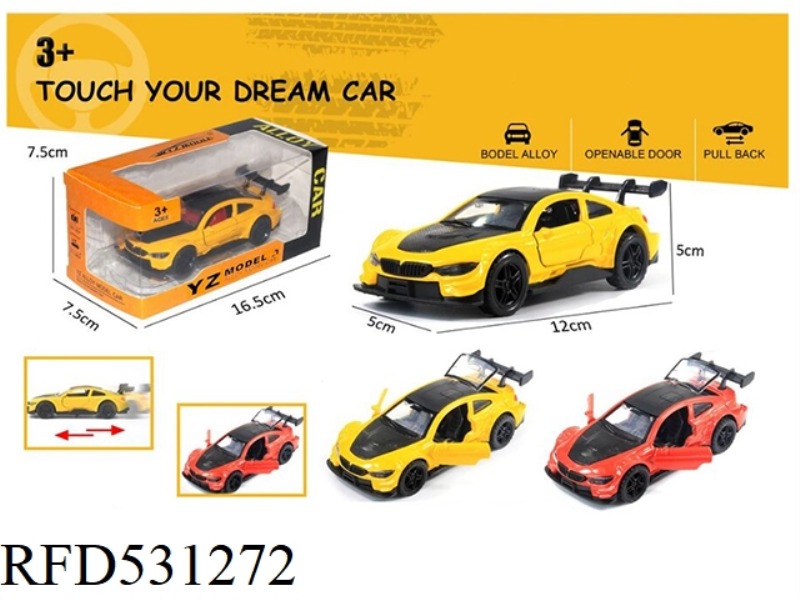 1:36 THREE-DOOR BMW M4 ALLOY CAR