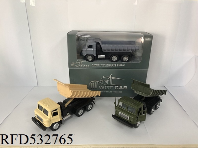SQUARE HEAD OPEN DOOR JAI AI ARMY CARD DUMP TRUCK