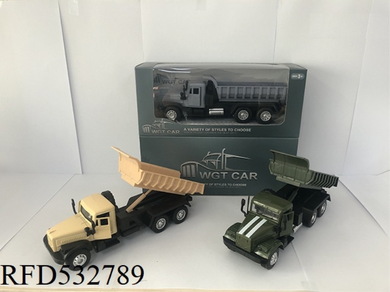 LONG HEAD OPEN DOOR JAI AI ARMY CARD DUMP TRUCK