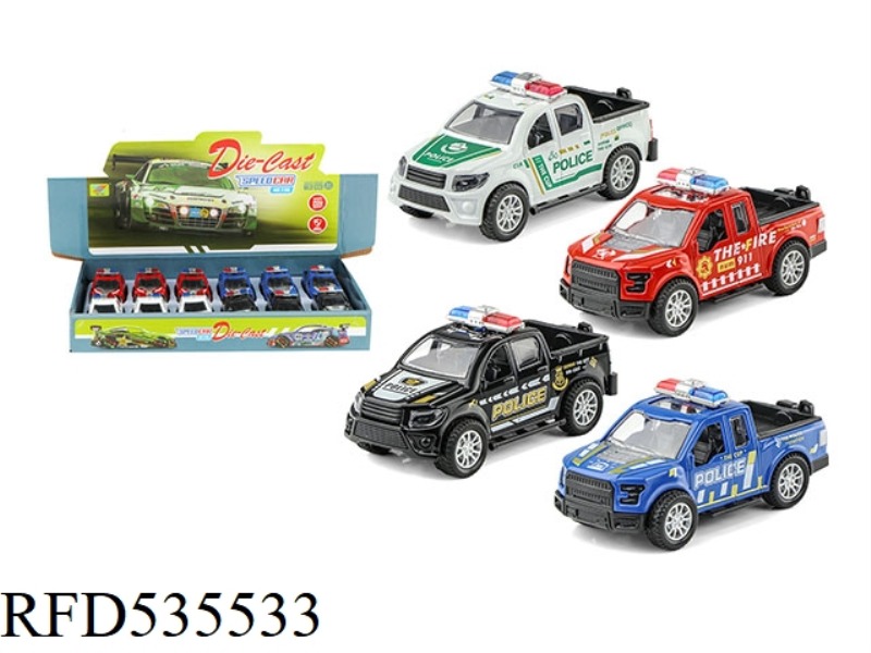 1:36 ALLOY CAR FORD TOYOTA JAI AI (12 ONLY PACK)