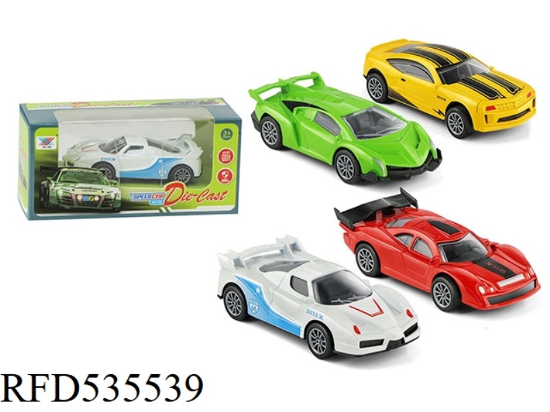 1:36 ALLOY BOOMERANG 4 MODELS MIXED (1 PACK)