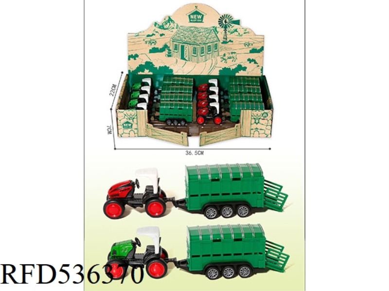 ALLOY CAR + CONTAINER BUCKET (8PCS)